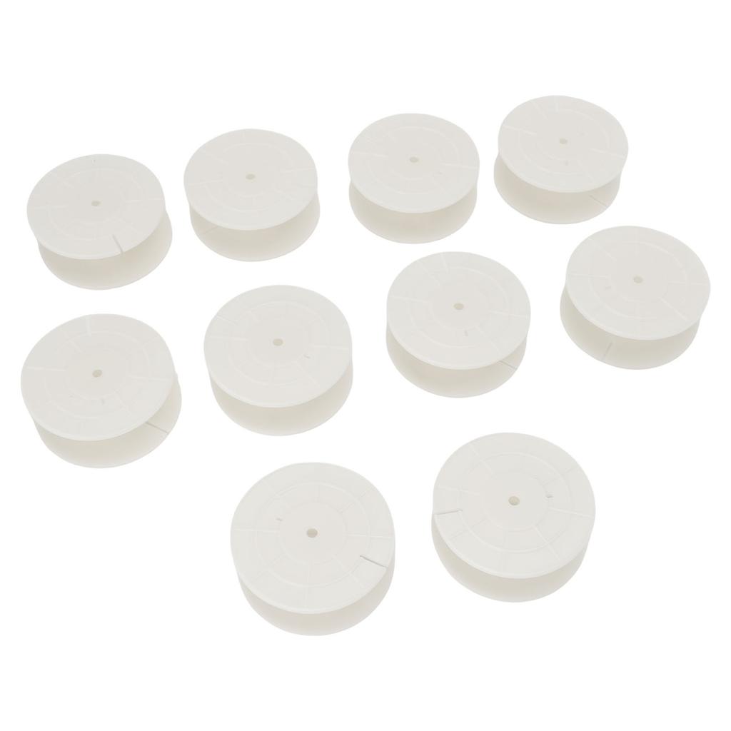 10PCS Empty Cord Spools Audible Winding Reel Coil Storage Organizer for Speaker Cables Inductor Coils 80mm Diameter