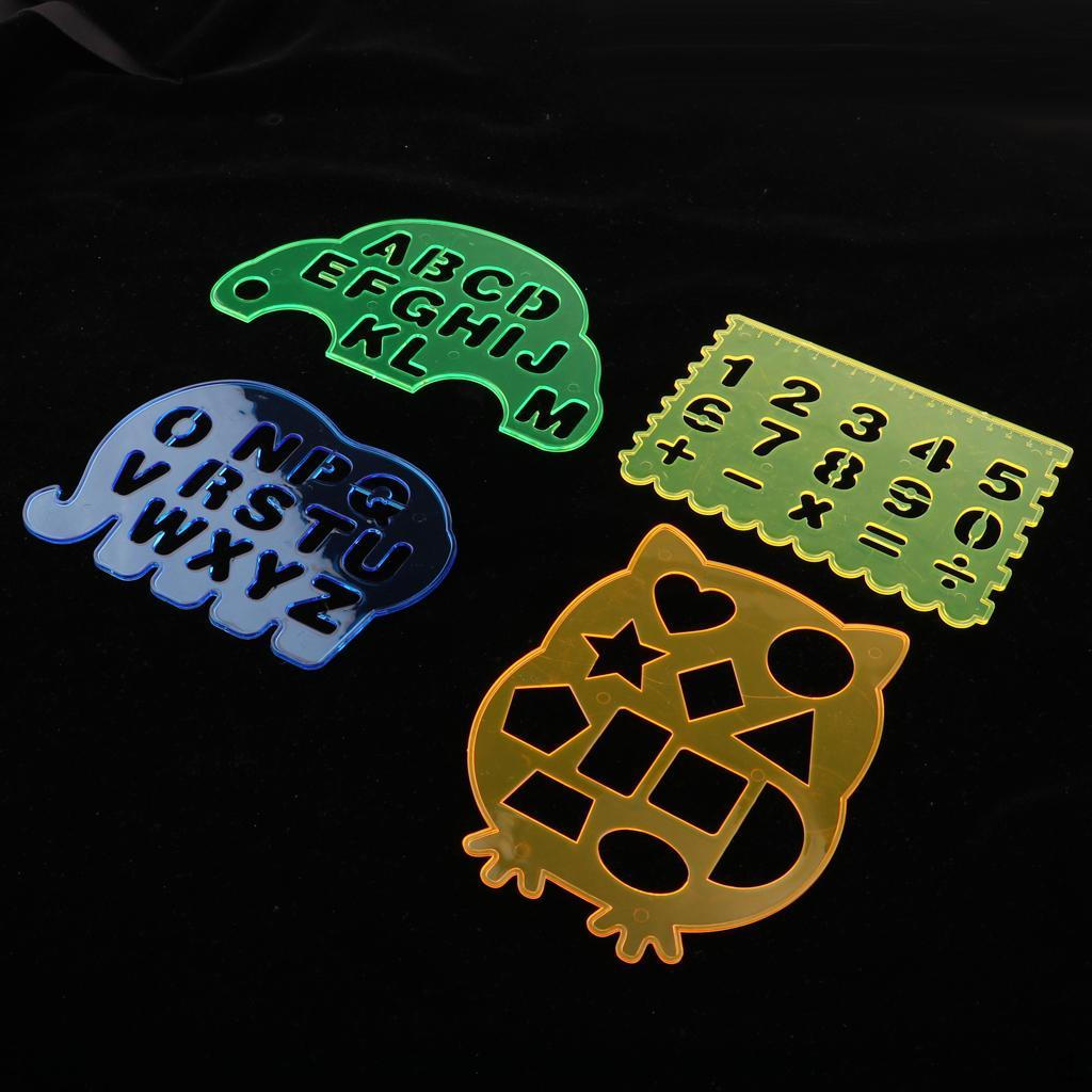 & Bastel-Kinder-Malsets Früh, 26 englische Buchstaben Schablone und s für Kleinkinder zum Zeichnen