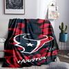 Basketball Texans Logo Blanket Lightweight Flannel Bedding Blanket Perfect for Travel, Camping, Living Rooms, Offices, Sofas, Fan Christmas Gift