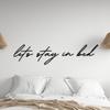 Openwerk schilderij, 3D Wanddecoratie, 3D Schilderij "Lets Stay In Bed" Donkerbruin