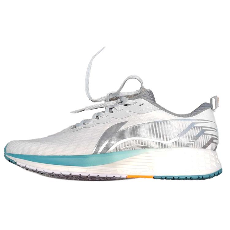 

New LiNing Red Hare 4 Low Top Running Shoes Men s Silver White ARMS021-2 43.5