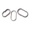 8/10/13/15/17/19mm Oval Split Rings Fishing Connector Fishing Lure Split Fishing Hanging Snap