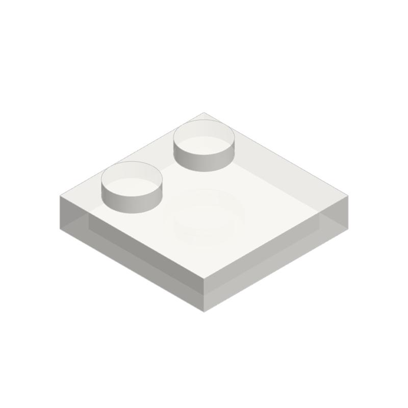 50g/90PCS 33909 2x2 Modified Thin Block Moc Color Accessories Compatible with Brick DIY Children's Toy Assembly Parts
