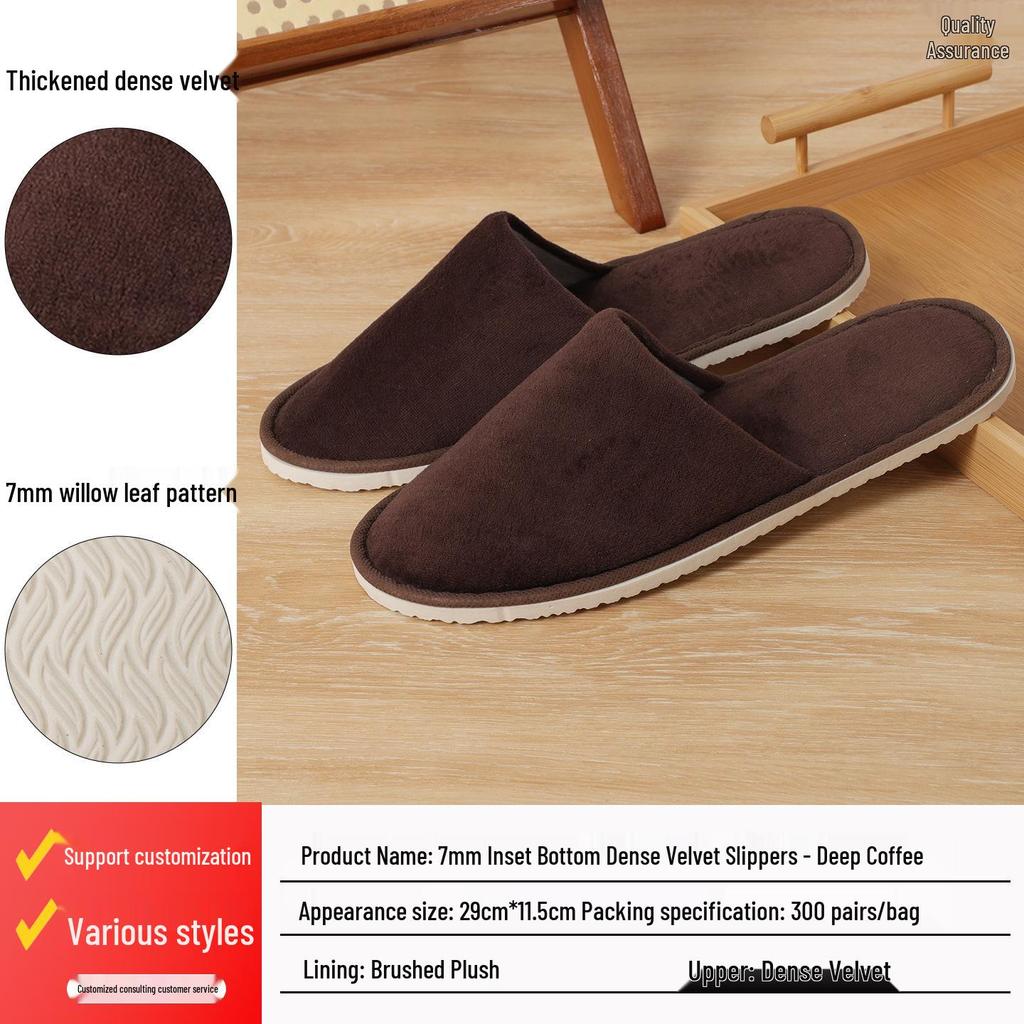 Extra Large Non-Slip Washable Slippers for Hotels & Salons