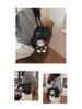 Korean Retro Bowling Handbag with Niche Underarm Design and Small Pocket for Women
