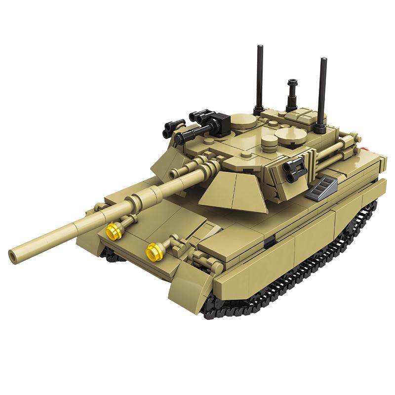 

605pcsM1A2 Main Battle Tank Set Children s educational building block toy Christmas gift Birthday gift