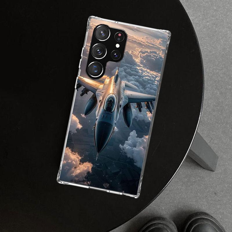 Aircraft Airplane Cool Phone Case Cover for Samsung Galaxy S26 S25 Edge S24 S23 Ultra S22 Plus S21 FE S20 + Art Customized Funda
