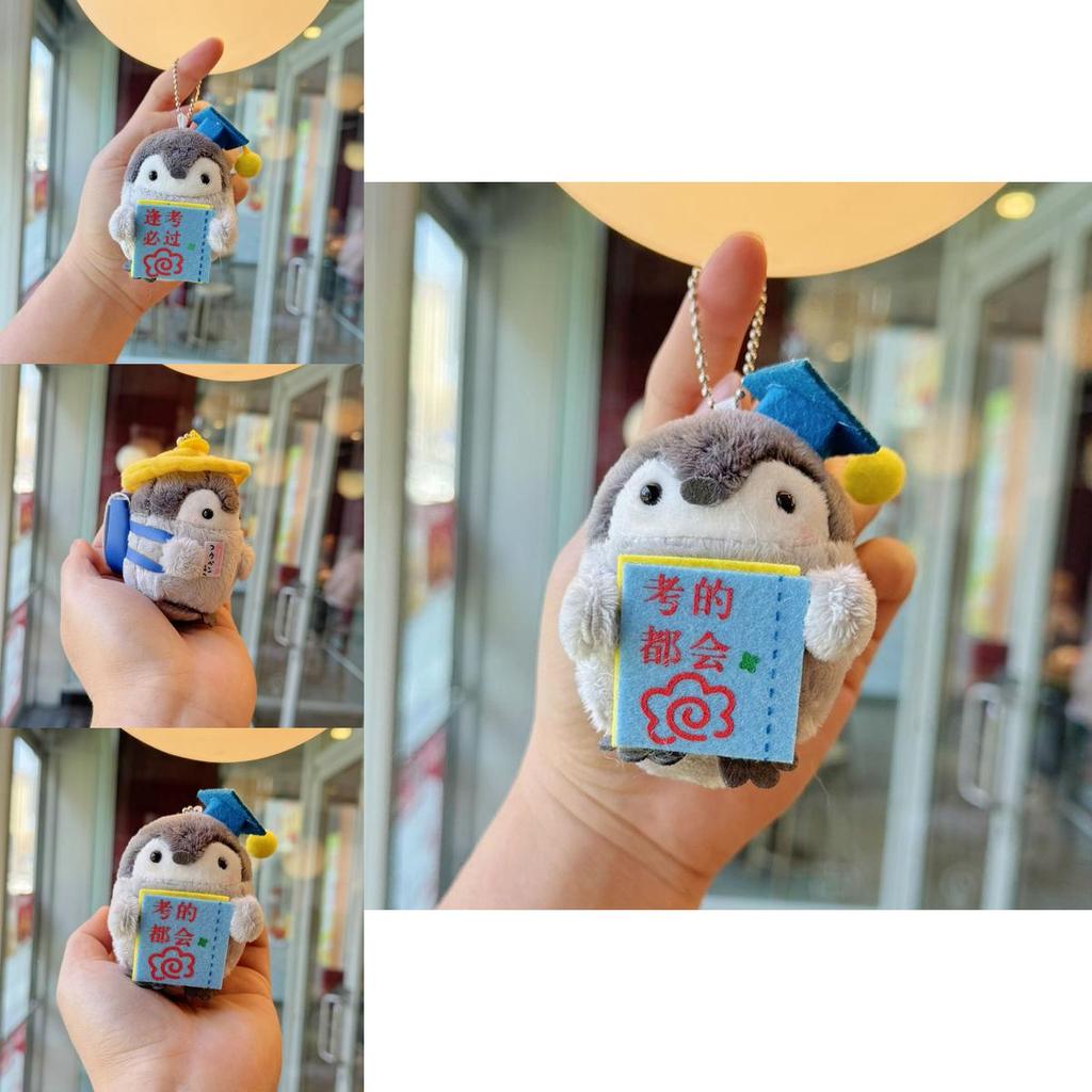 Energy Penguin Plush Doll With Keychain And Notebook Decoration For Gift Or Collection