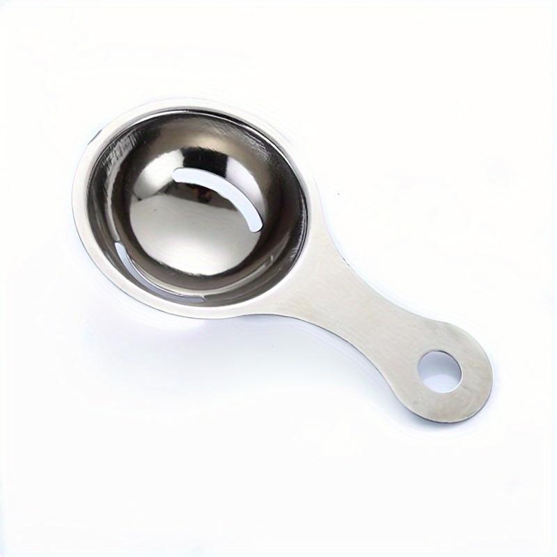 Durable Stainless Steel Egg Yolk Separator - Food Safe, Easy-to-Clean for Cooking and Baking Essential Kitchen Tool Suitable for Home & Restaurant Use