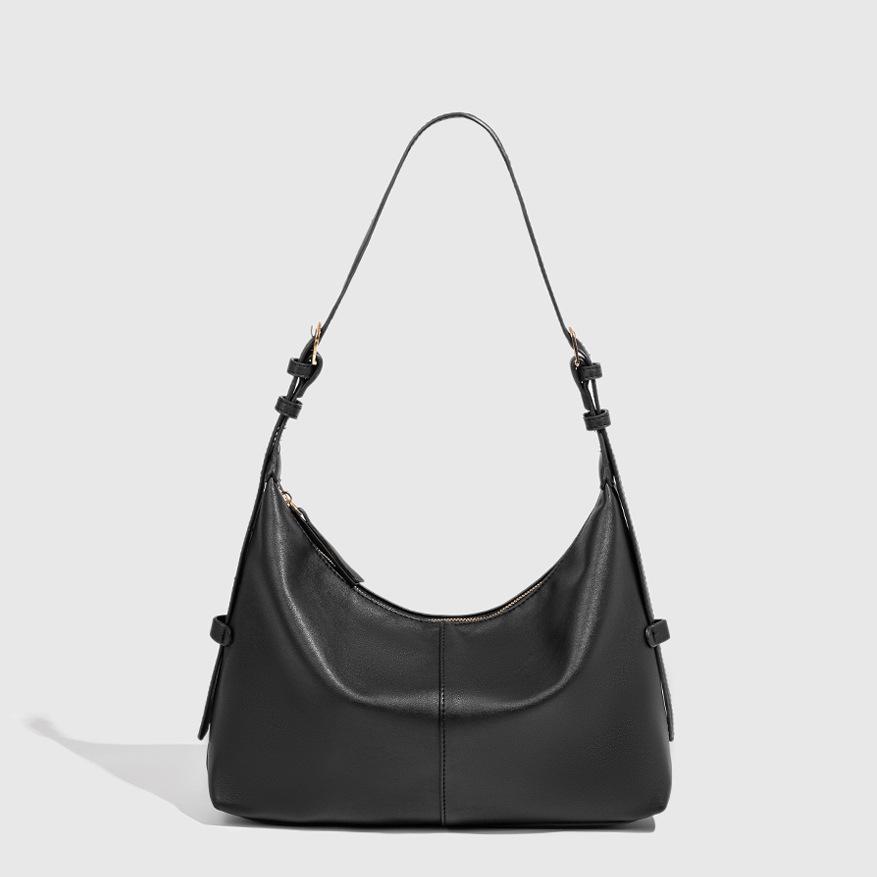 NEW Retro PU Tote Bag Solid Color PU Leather Large Capacity Handbag Large Capacity Tote Bag Underarm Packs Outdoor чёрный