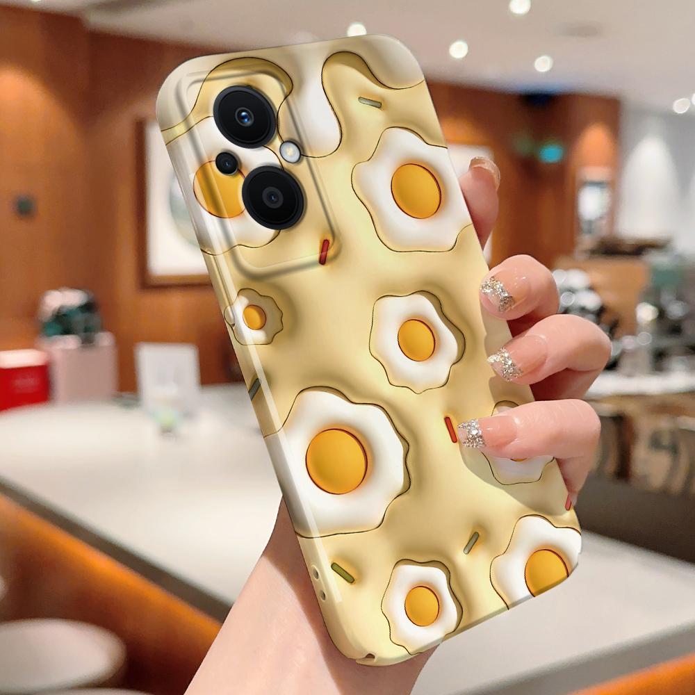 All-inclusive-Film-Telefonhülle, Cartoon-Modedesign, Hartschale, vollständige Abdeckung, stoßfeste Kamera-Schutzhülle für OPPO Realme OnePlus Infinix Tecno