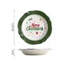Exquisite Ceramic Plates Custom Christmas Tableware Home Dessert Steak Plates Noodle Bowls Kitchen Ceramic Fruit Salad Bowls