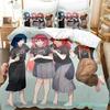 3D Print Anime Hitori Gotoh Bocchi The Rock Bedding Set Duvet Cover Bed Set Quilt Cover Pillowcase Queen Boys Adult