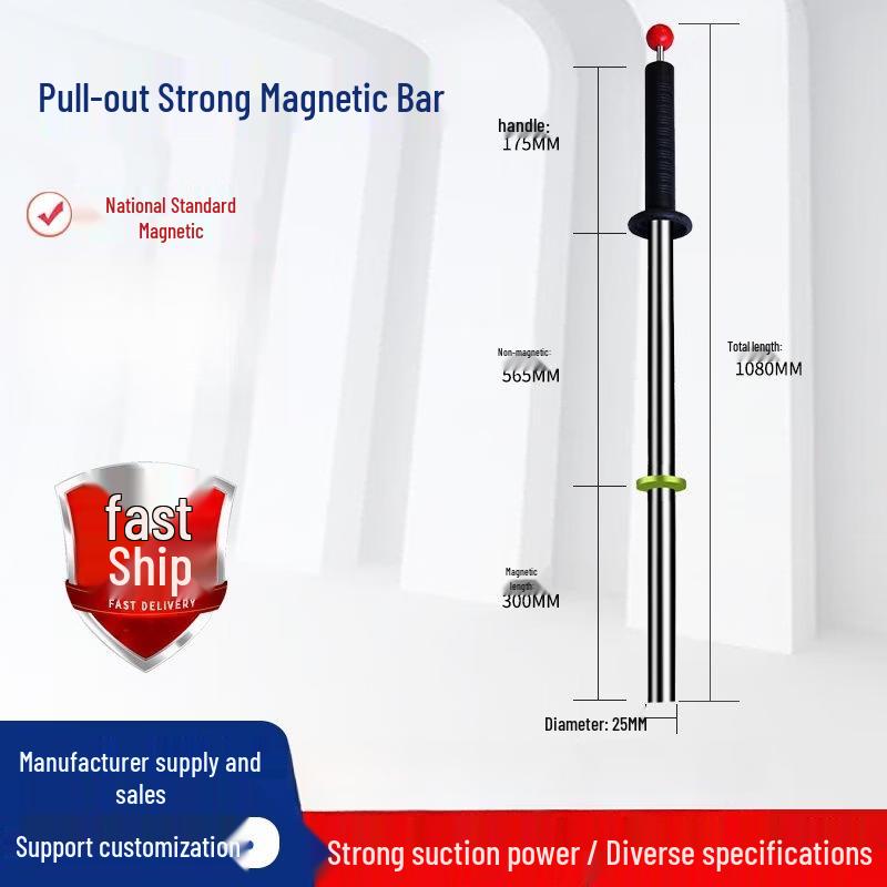 Industrial Permanent Magnetic Chip Remover Bar