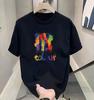 Sommer Neues Muster Gedrucktes T-Shirt Geeignet für Unisex Und Unisex Hergestellt Aus Reiner Baumwolle Modisches Und Vielseitiges T-Shirt