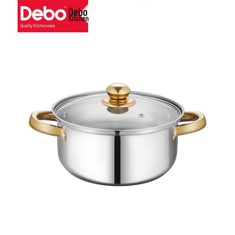 Debo Velis 2-teiliges Edelstahl-Topfset