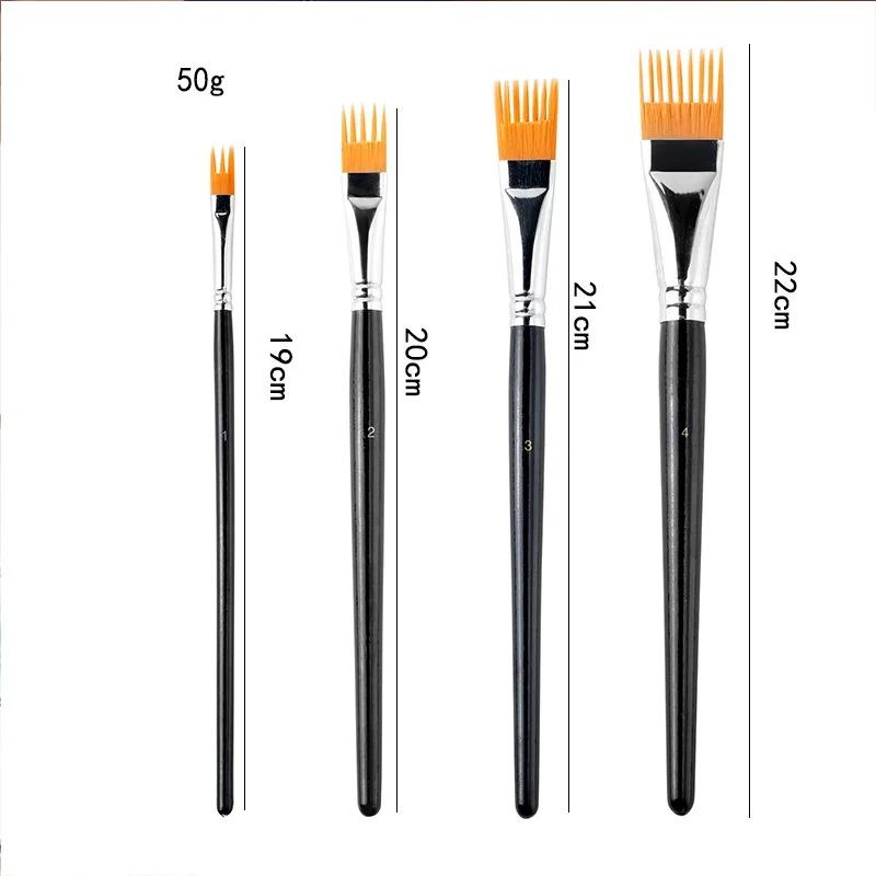 Paintbrush Set for Watercolor Oil Digital Painting - Landscape Leaf Art Brushes for Artists & Students