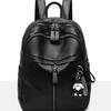 Korean Style Fashion Soft Leather Backpack for Women Casual Street Trendy School Bag