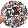 100pcs Anime Demon Slayer Cartoon Graffiti Stickers DIY Phone Guitar Laptop Notebook Suitcase Cup Waterproof Sticker Kids Toy
