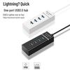 4-Port USB 3.0 Hub Splitter with 3510 Chip for High-Speed Transmission