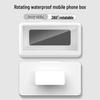 Waterproof Rotating Phone Holder for Bathroom Wall