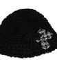 SK8ER ROCK Cross Knit Bucket Hat ((Black))