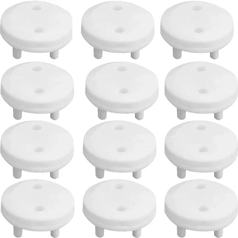 4/12PCS Electrical Safety Socket Protective Cover Baby Care Safe Guard Protection Children Anti Electric Shock Rotate Protectors