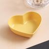 Nordic Style Heart Shape Seasoning Dish Wheat Straw Sushi Seasoning Dish  for Kitchen
