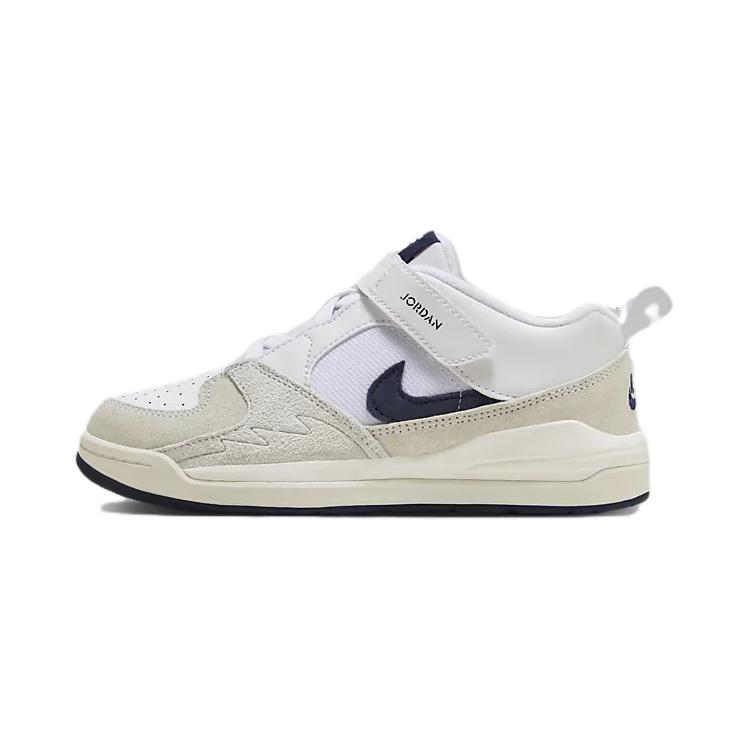 New Jordan Stadium 90 Low-Top Kids Lifestyle Shoes White Gray Children Aged 3-7 Years Old DX4398-146