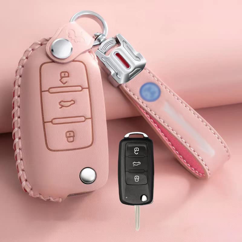 Volkswagen Smart Key Case, Key Cover, Key Holder, Scratch Resistant, For VW Golf (GOLF,