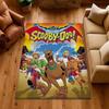 Scoobydoo Mystery Inc Gang Adventure Indoor Rug Nonslip Easyclean Carpet For Living Room Bedroom Hallway Home Decor Birthday Gift