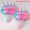 Baby Gender Reveal Party Decoration Boy Or Girl Disposable Tableware Pink Blue