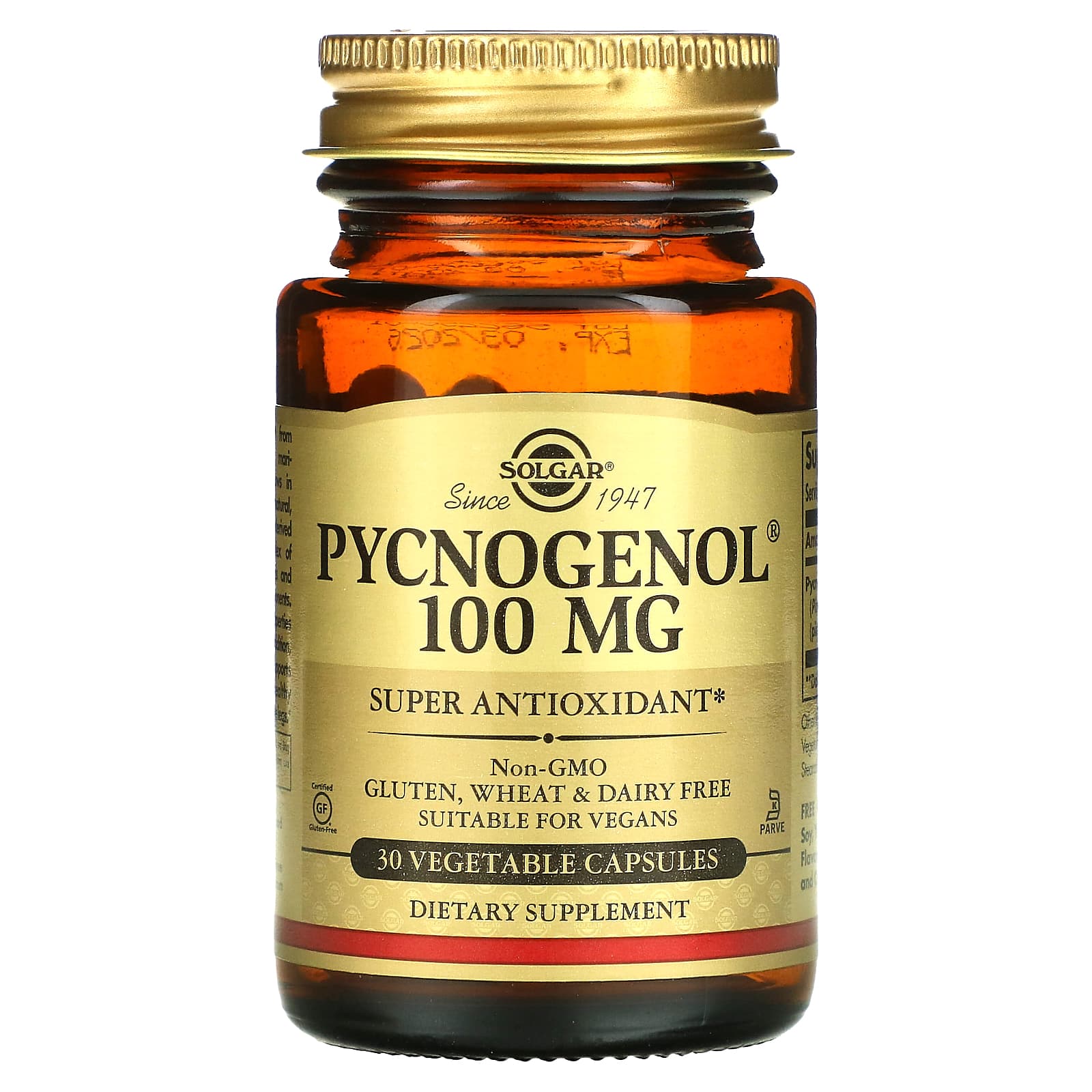 

Pycnogenol, 100Mg, 30 Veggie Caps
