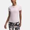 Under Armour Meridian Comfortable Classic Stylish Solid Color Versatile Breathable Short Sleeve T-Shirt Women Tops Pink 6000341-647