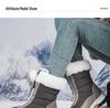 Women's Plus Size Non-Slip Thickened Snow Boots with Front Zipper