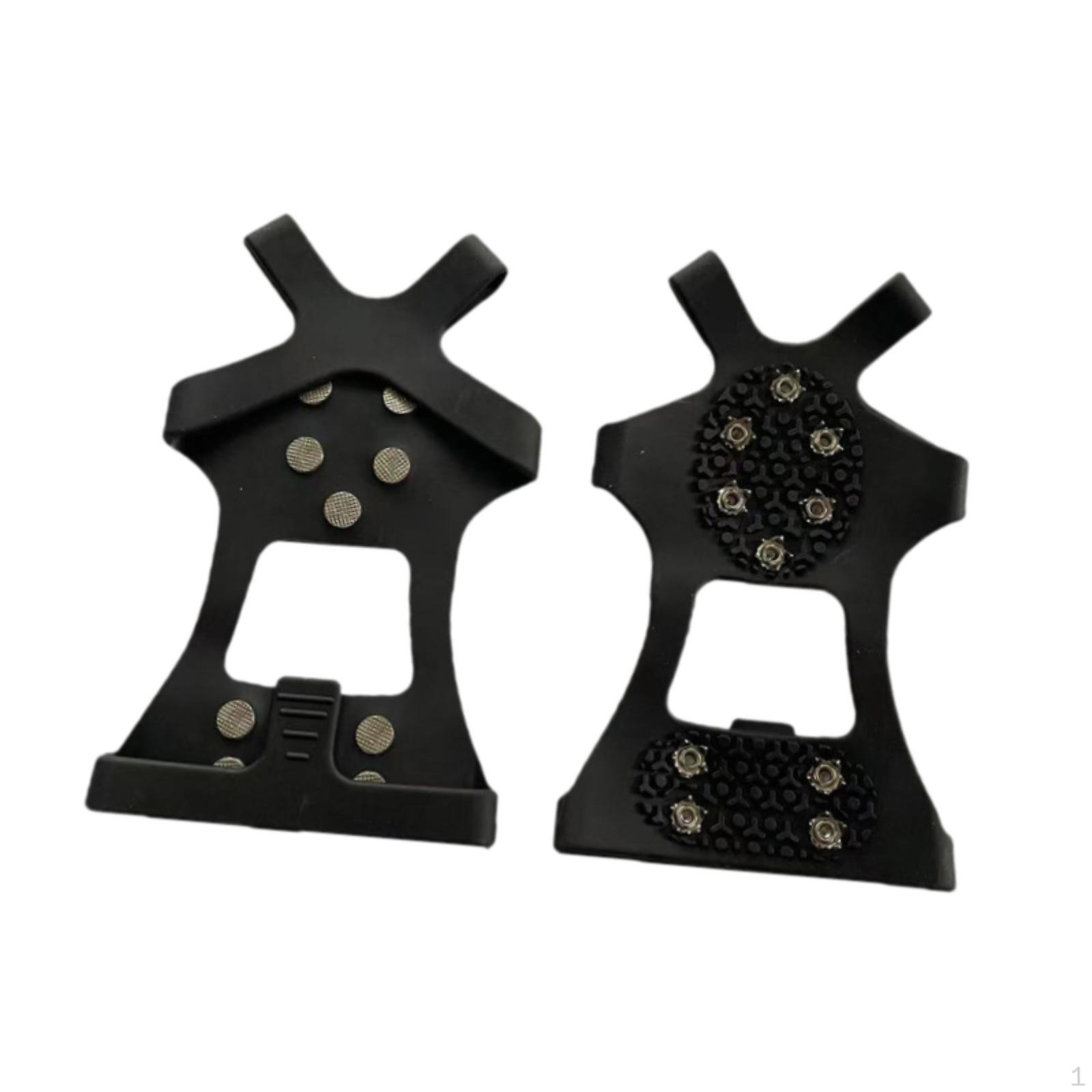 

Противоскользящие бахилы, кошки, легкие, сцепные, с 10 шипами, для походов, для женщин, для мужчин, L