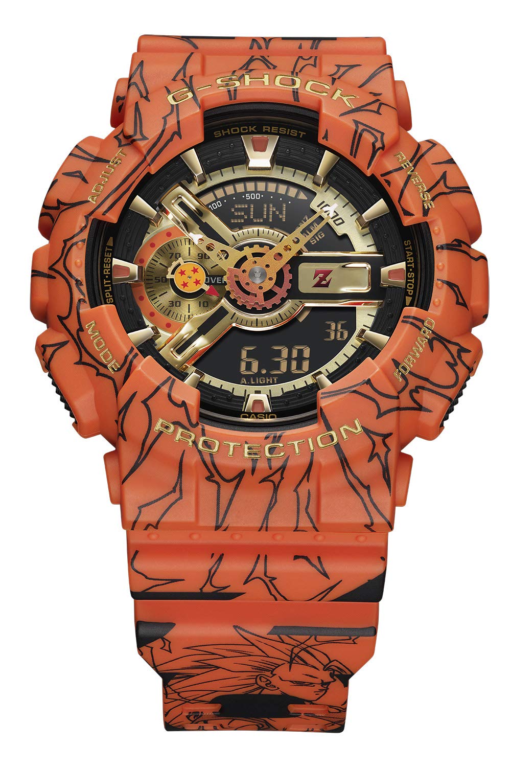 

Casio Dragon Ball Z Collaboration Model Watch G-Shock GA-110JDB-1A4JR Men s