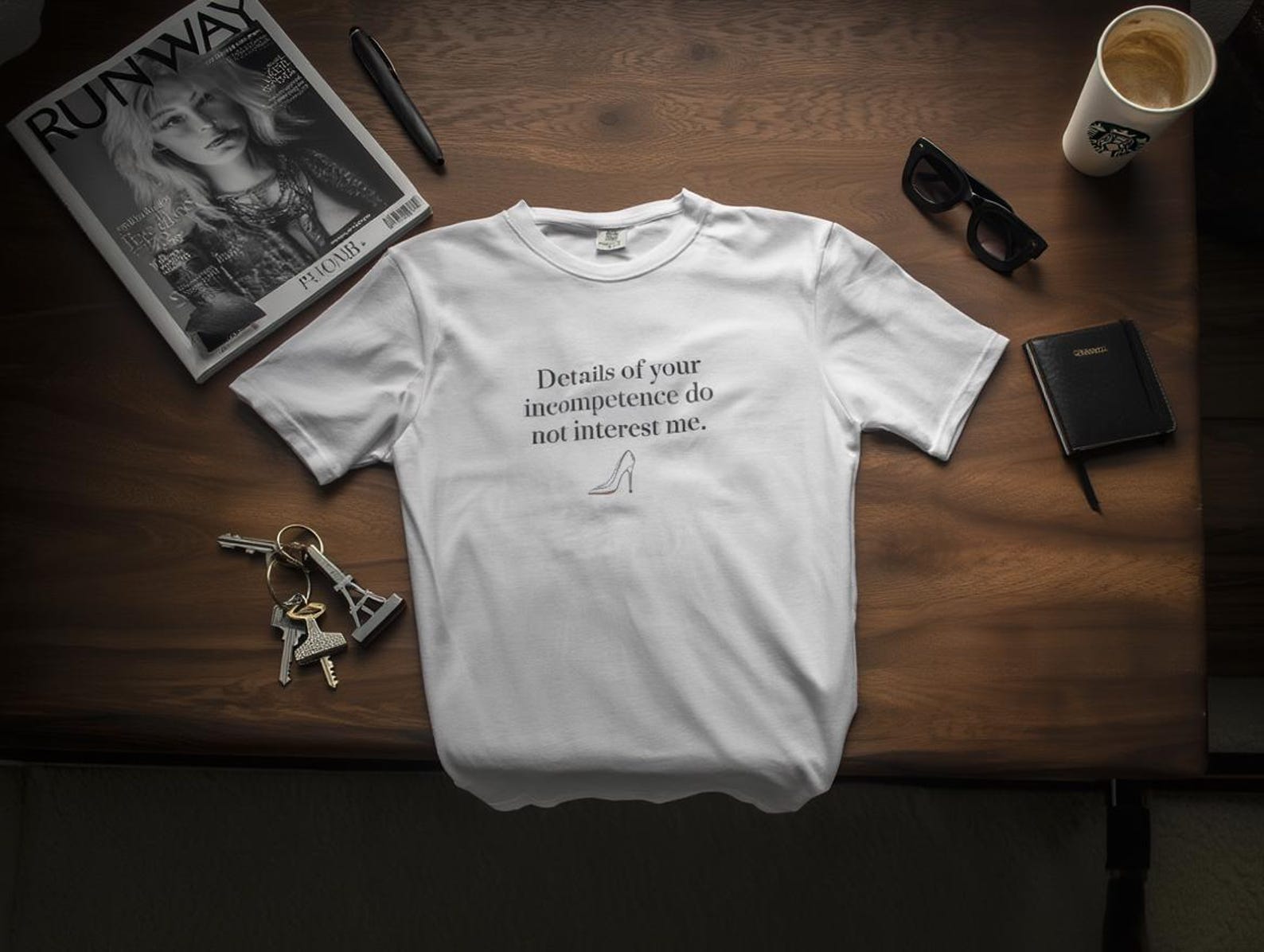 Details of Your Incompetence Do Not Interest Me T-shirt | The Devil Wears Prada Quote S