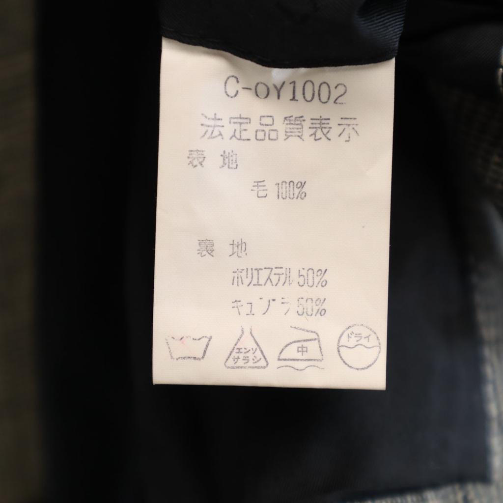 LANVIN Glen check tailored jacket Setup M gray Men's Used