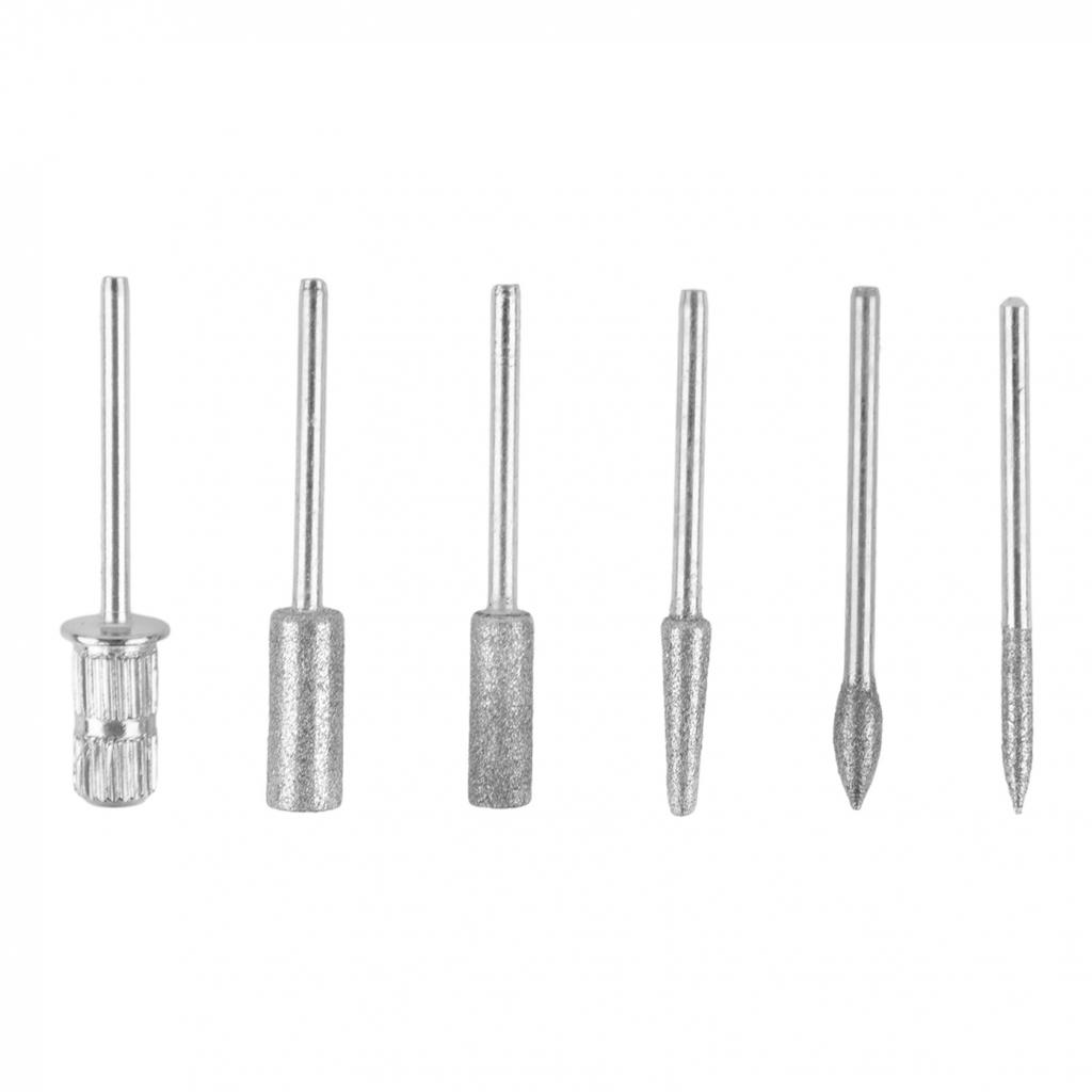 12pcs Nail Drill Bits Electric Nail File Cuticle Cutter Tips Clean Burr Sander