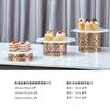 Restaurant Catering Buffet rack Tier Stainless Steel Display Cake Stand Luxury Gold Dessert Food Tea cake decoration accessories