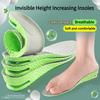 1 Pair Breathable Air Cushion Acupoints Arch Insoles Shock Absorbing Anti-Odor Sweat Insole Height Increase Pad for Sports Shoes