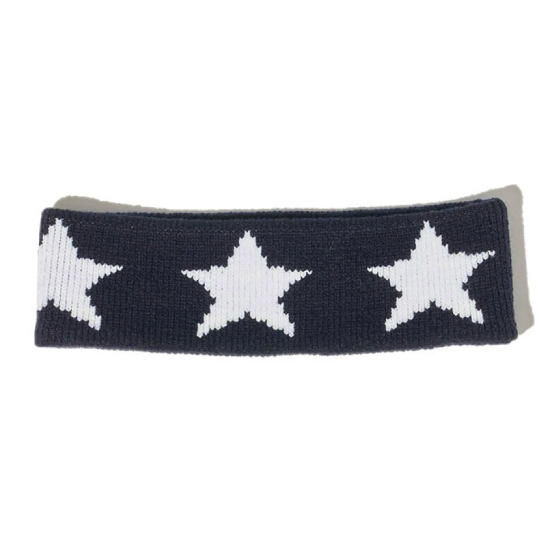 [Б/У] LOTSYOU Повязка на голову Темно-синяя Унисекс