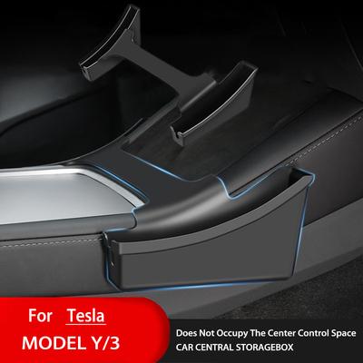 Car Central Armrest Storage Box for Tesla Model 3/Y Center Console Trunk Organizer Containers Car Accessories
