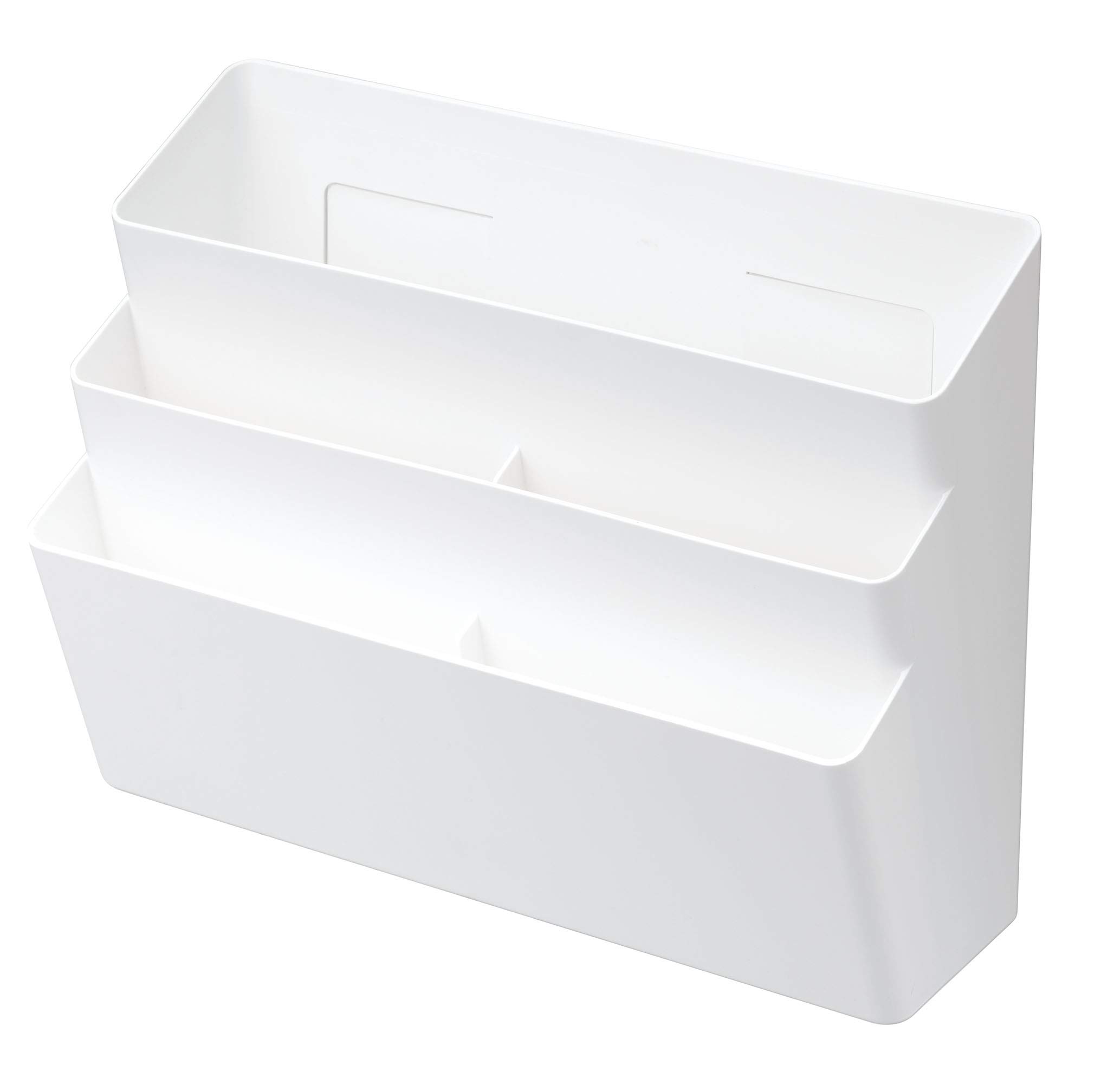 

Yamazaki Jitsugyo Refrigerator Side Magnetic Storage Pocket 3 Tiers White Plate 4460 Approx. 32X13X24.5cm
