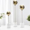 Balloon Sculpture Natural Marble Base Metal Ornaments Living Room Statue Home Accessories Ornaments Crafts Ornaments Small Model