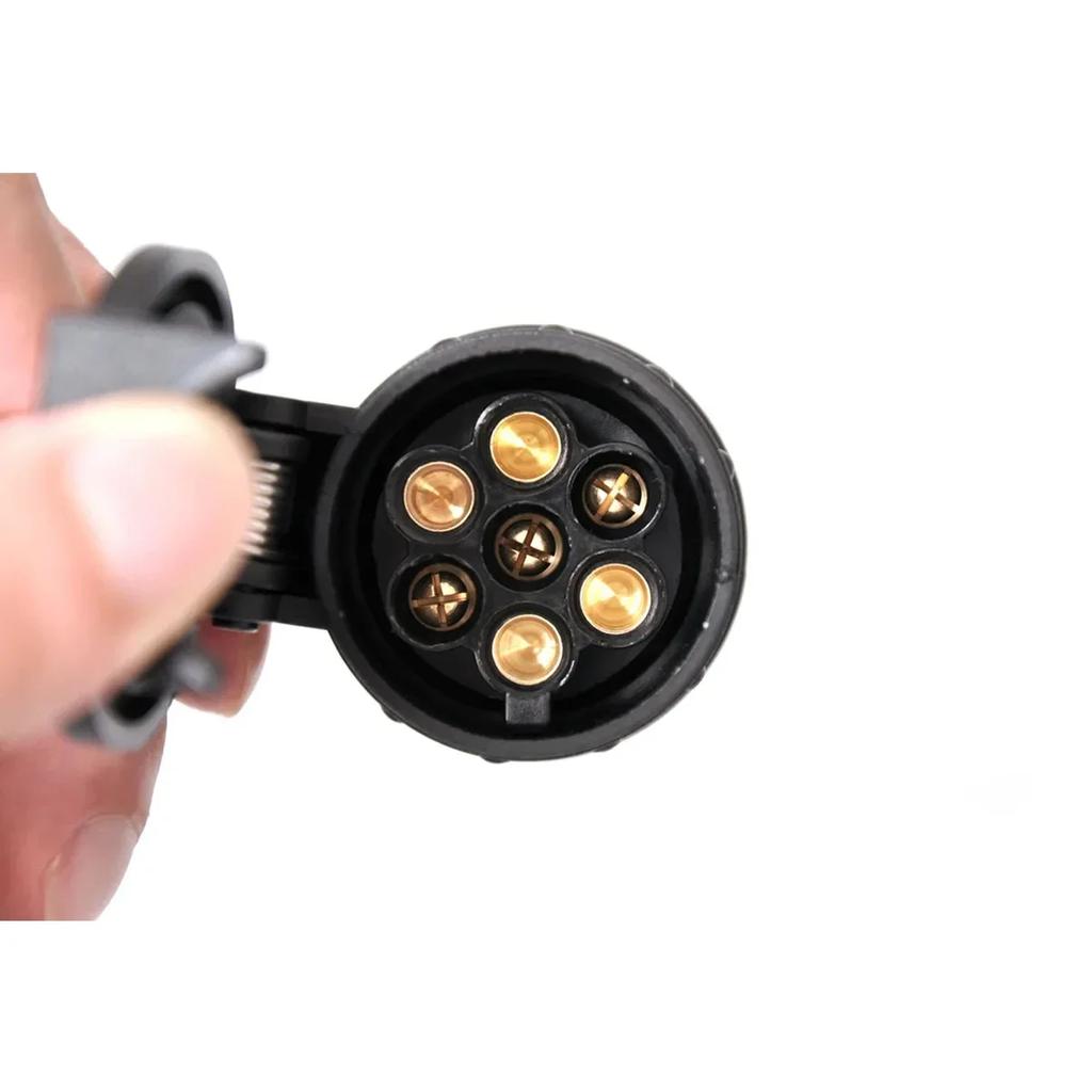 13 To 7 Pin Trailer Plug Adapter Mini Caravan Converter 12V Mini Socket Adapter for Towing Truck for Touring Car Trailer