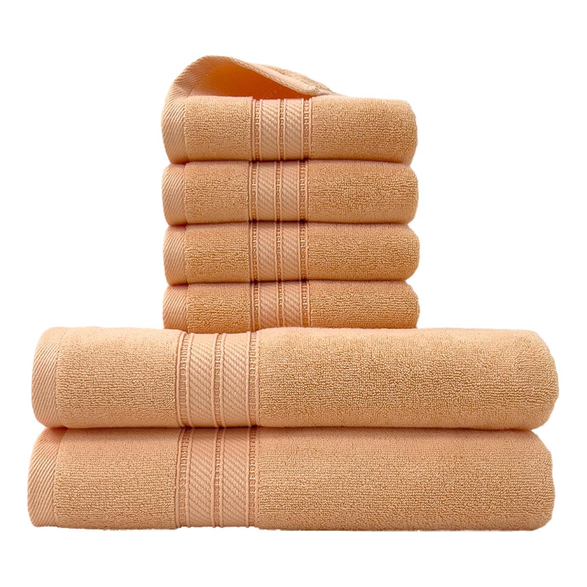 

Хлопковое полотенце, набор из шести полотенец для лица из хлопка, мягкие, впитывающие, теплые и удобные, для дома, ежедневные потребности, искусно сотканные полотенца 1 SET