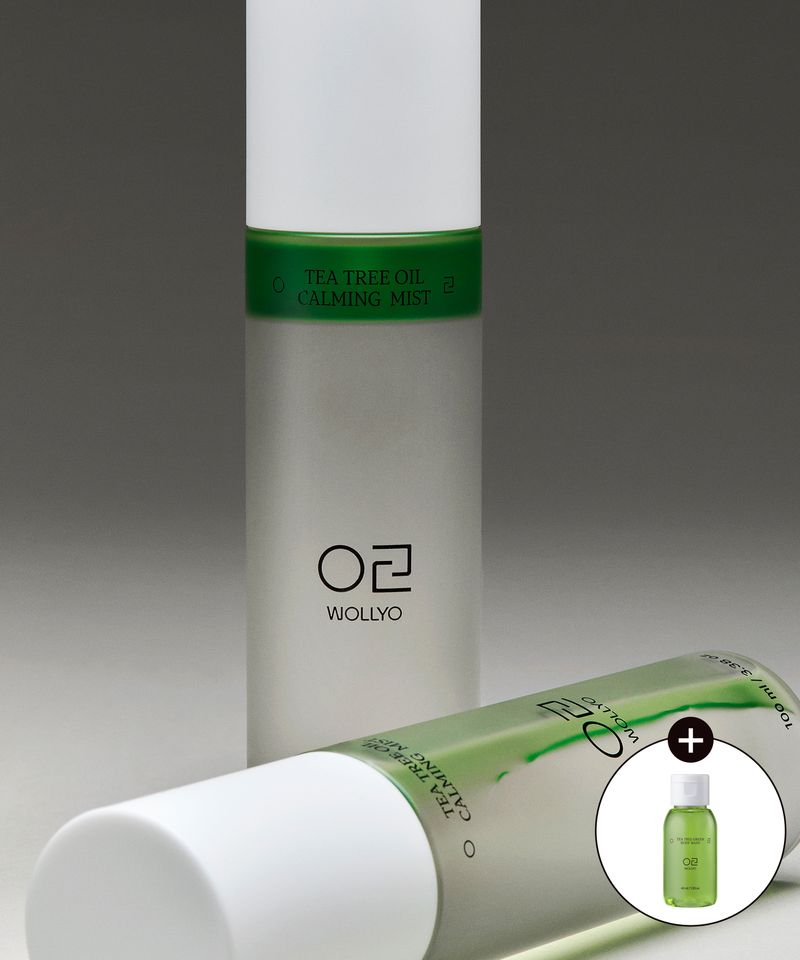 [2 Pack] Tea Tree Oil Calming Mist 100ml x 2 (+Free Tea Tree Green Body Wash 40ml)