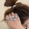 Korean Style Silver Ball Elastic Headband Hair Ring